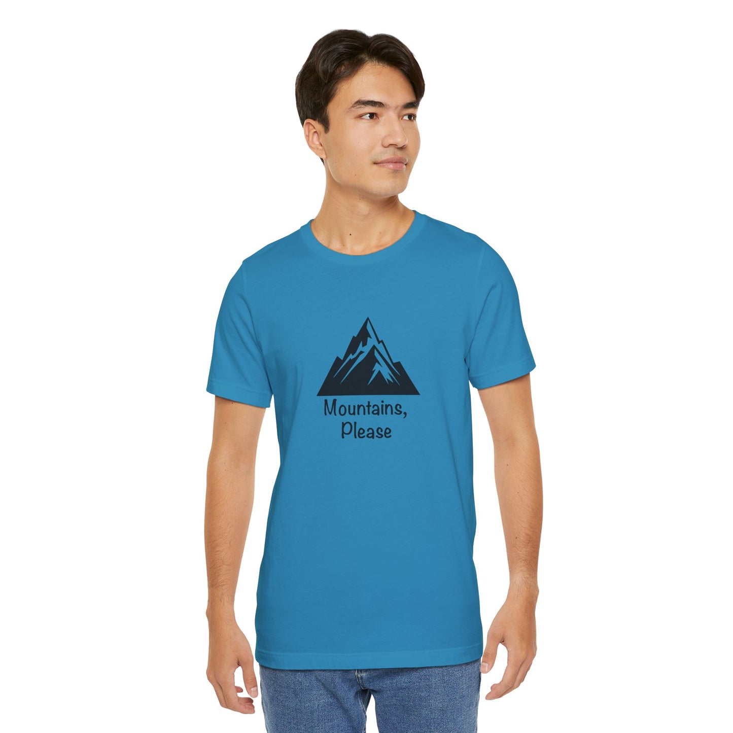Mountains, Please - Unisex Jersey Tee