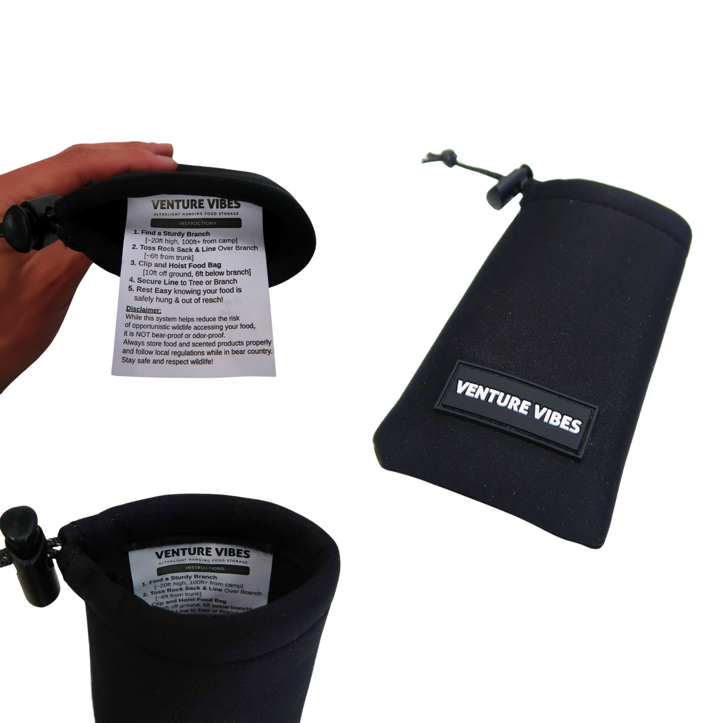 Ultralight Bear Bag Food Storage Kit – 10L Dry Bag & Hanging System for Backpacking, Hiking & Camping