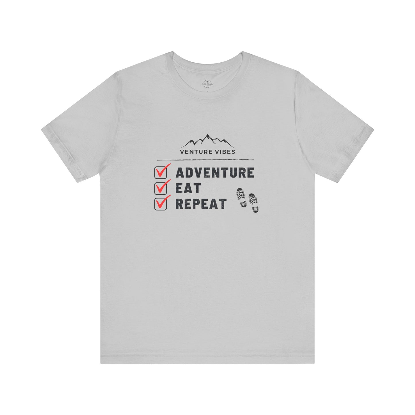 Adventure Eat Repeat - Unisex Jersey Tee