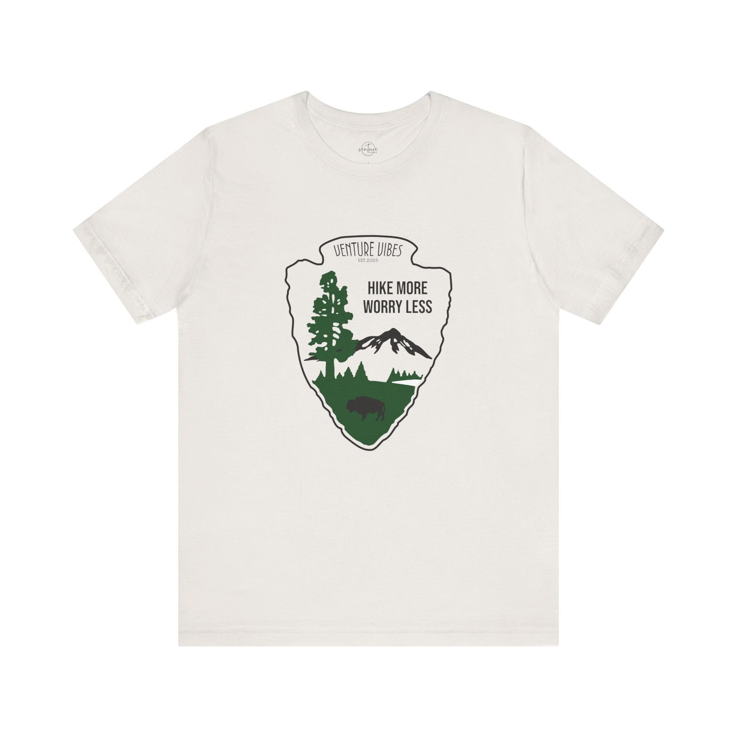 Hike More, Worry Less - Unisex Jersey Tee