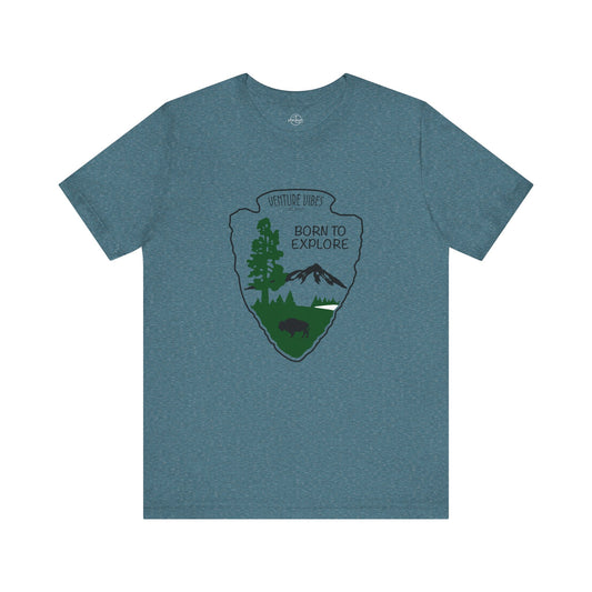 Born To Explore - Unisex Jersey Tee