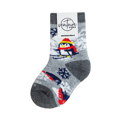 Merino Winter Toddler Socks